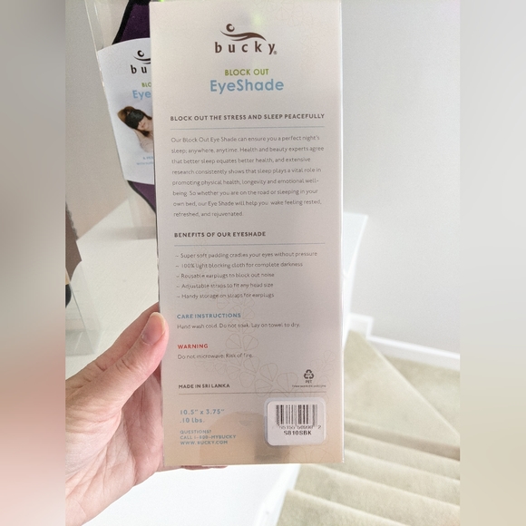 Bucky Block Out Sleep Mask - Picture 3 of 4